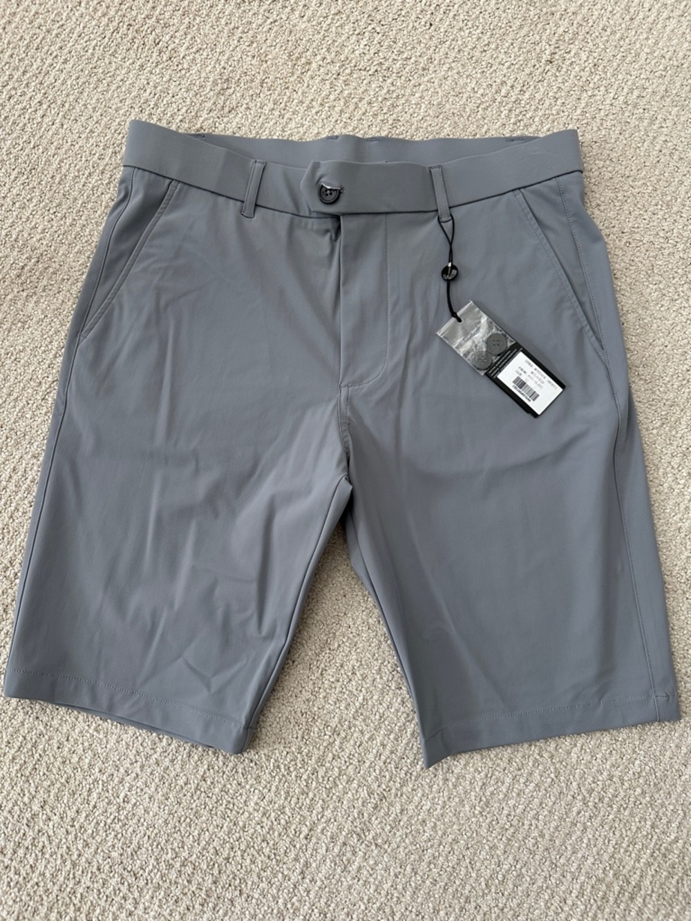 Greyson Montauk 10” Men's Performance Golf Shorts - Gray 32 NWT